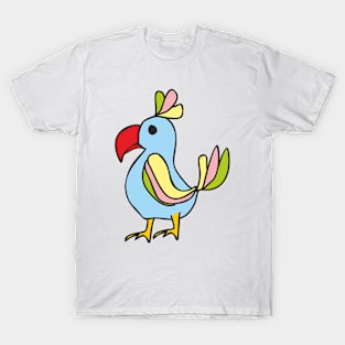 Blue parrot T-Shirt